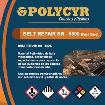 Polybandas representa toda la línea de productos Compuestos Poliméricos POLYCYR